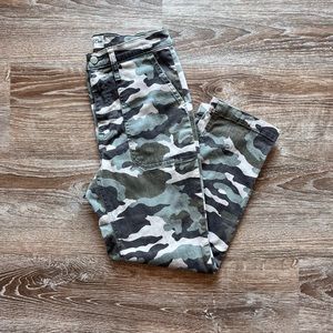 Womens J Crew cropped chinos, cami, size 27